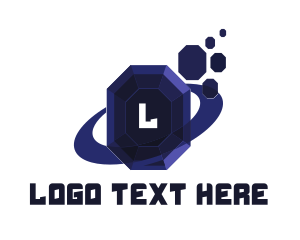 Modern - Modern Purple Gem logo design