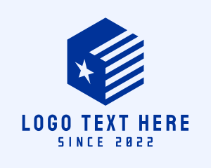 Cuba - American Delivery Box logo design