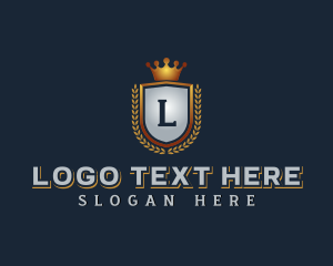 Lettermark - Crown Shield Hotel logo design