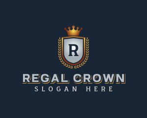 Crown Shield Hotel logo design