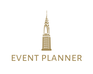 Golden Chrysler Building Logo