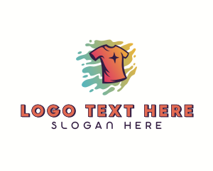 Printing - Tshirt Ink Splash logo design