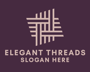 Woven Rattan Textile logo design