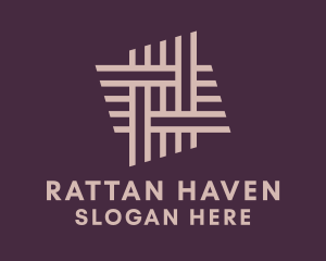 Rattan - Woven Rattan Textile logo design