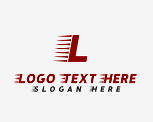 Forwarding - Speed Courier Logistics logo design