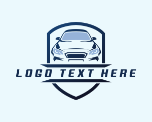 Sports Car - Automobile Sports Car Shield logo design