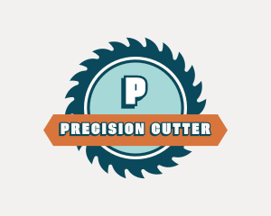 Industrial Sawmill Cutter logo design