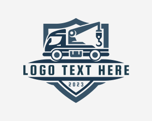 Towing - Tow Truck Garage logo design
