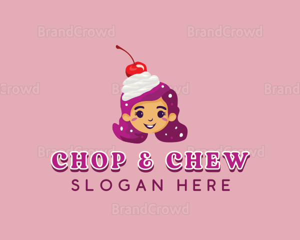 Cherry Sundae Girl Logo