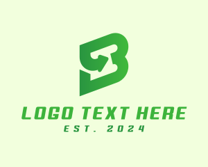 Trade - Arrow Letter B logo design
