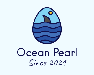 Ocean Shark Egg logo design