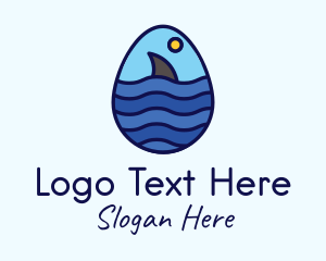 Ocean Shark Egg Logo