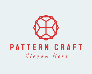 Geometric Tile Pattern logo design