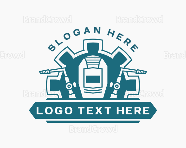 Industrial Welding Cog Logo