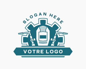 Industrial Welding Cog Logo