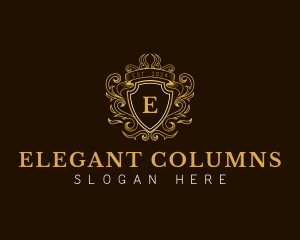 Elegant Ornament Wreath logo design