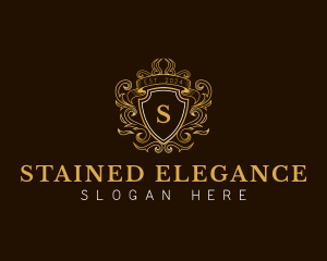 Elegant Ornament Wreath logo design