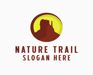 Trail - Desert Mountain Canyon logo design