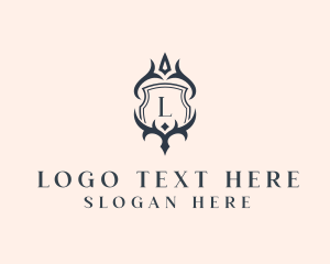Lettermark - Luxury Boutique Crest logo design