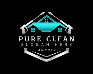 Maintenance Cleaning Pressure Washer logo design