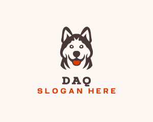 Veterinary - Husky Pet Dog logo design