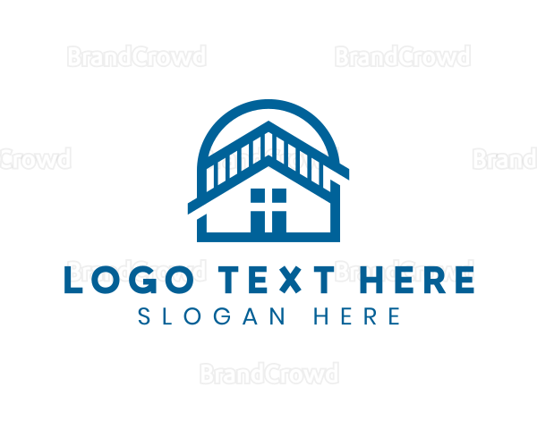 Roofing Real Estate Residential Logo