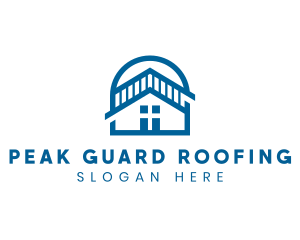 Roofing Real Estate Residential logo design