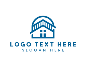 Construction - Roofing Real Estate Residential logo design
