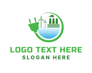 Sustainable Energy - Green Eco Energy logo design