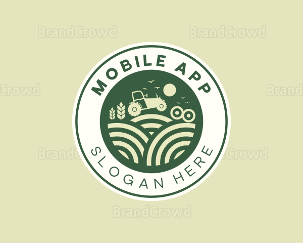 Agriculture Farm Tractor Logo