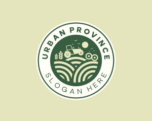 Province - Agriculture Farm Tractor logo design
