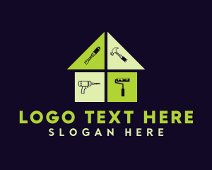 Tools - Home Builder Construction logo design