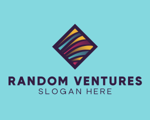 Random Wave Lines logo design