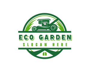 Greenery - Garden Lawn Mower logo design