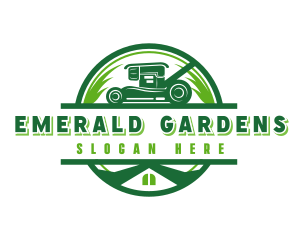 Garden Lawn Mower logo design