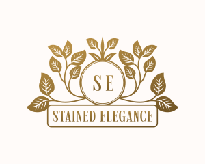 Leaf Garden Event logo design