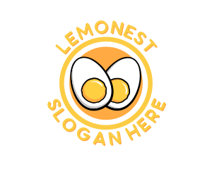 Delicious Egg Food Logo