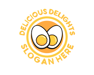 Delicious Egg Food logo design