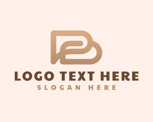 Initial - Social Chat Messaging Letter B logo design