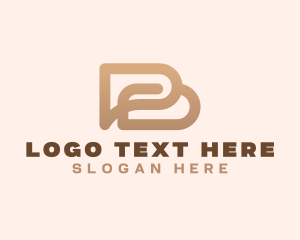 Social Media - Social Chat Messaging Letter B logo design