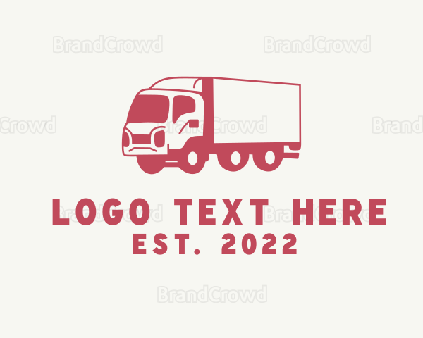Logistic Truck  Delivery Logo