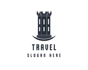 Security - Tower Turret Fortress logo design