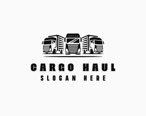 Haulage Mover Trucking logo design