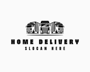 Haulage Mover Trucking logo design