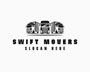 Mover - Haulage Mover Trucking logo design