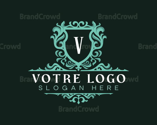 Luxurious Ornamental Shield Logo