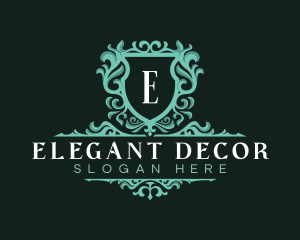 Ornamental - Luxurious Ornamental Shield logo design