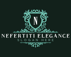 Luxurious Ornamental Shield logo design