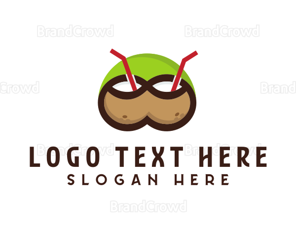 Double Coconut Drinks Logo