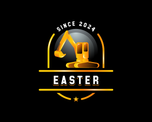 Excavation - Excavator Construction Builder logo design